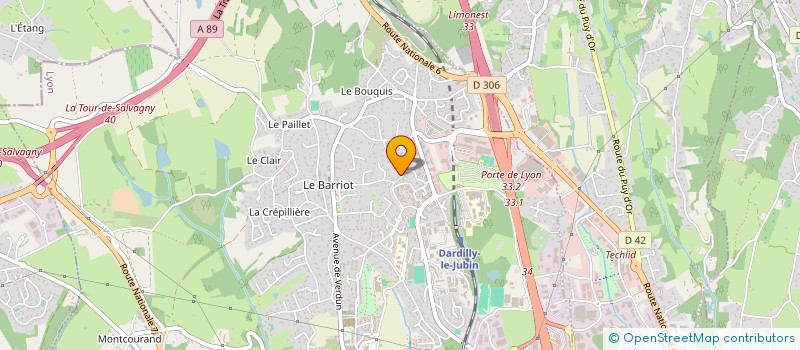 localisation de l'entreprise HARMATTAN  DARDILLY