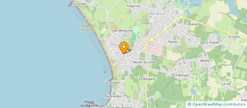 localisation de l'entreprise HARMIDOR  PENESTIN