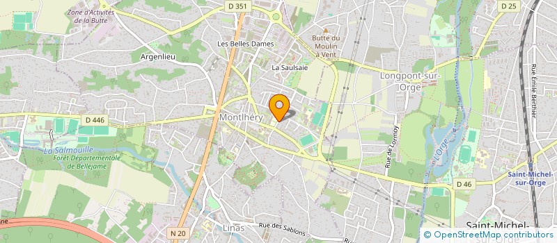 localisation de l'entreprise HARMODERM  MONTLHERY