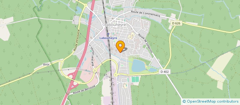localisation de l'entreprise HARMOLAND INDUSTRIES à LABOUHEYRE