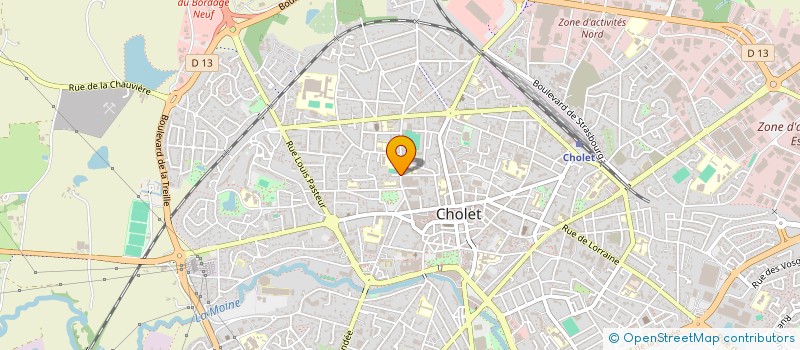 localisation de l'entreprise HARMOLIGNE à CHOLET