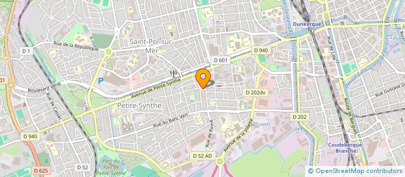 localisation de l'entreprise HARMONIA 2 à DUNKERQUE