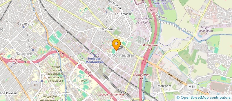 localisation de l'entreprise HARMONIA à TOULOUSE