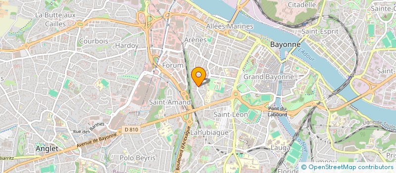 localisation de l'entreprise HARMONIA à BAYONNE