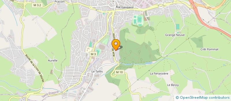 localisation de l'entreprise HARMONIA  ROCHE-LA-MOLIERE