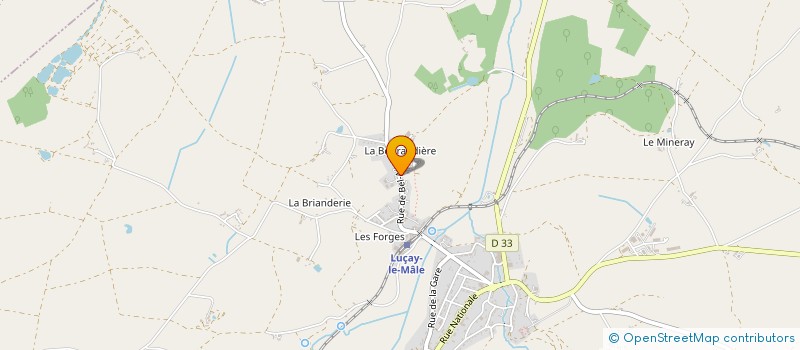 localisation de l'entreprise HARMONIA à LUCAY-LE-MALE