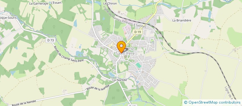 localisation de l'entreprise HARMONIA 85  LE CHAMP-SAINT-PERE