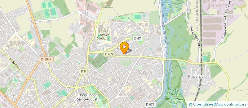 localisation de l'entreprise HARMONIA à SAINT-QUENTIN