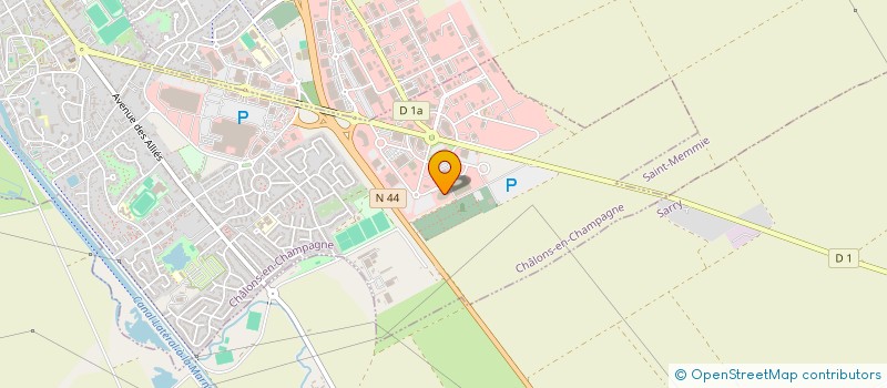 localisation de l'entreprise HARMONIA  CHALONS-EN-CHAMPAGNE