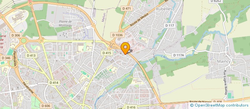 localisation de l'entreprise HARMONIA  MELUN