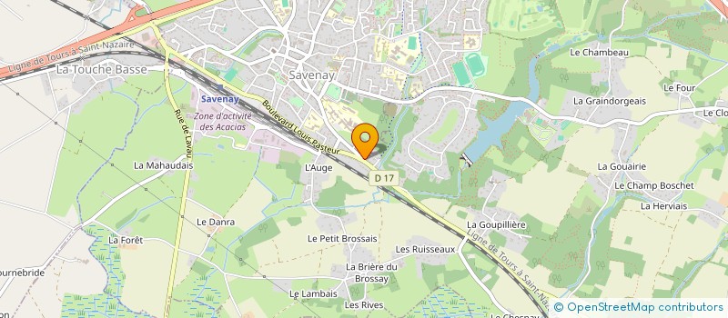 localisation de l'entreprise HARMONIA ANIMAE  SAVENAY