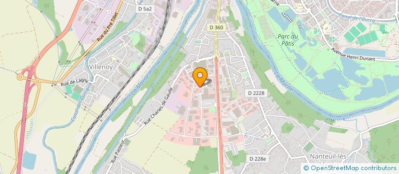 localisation de l'entreprise HARMONIA TRAVAIL TEMPORAIRE  MAREUIL-LES-MEAUX