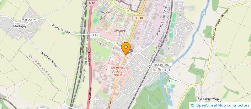 localisation de l'entreprise HARMONIAL 86 à CHASSENEUIL-DU-POITOU