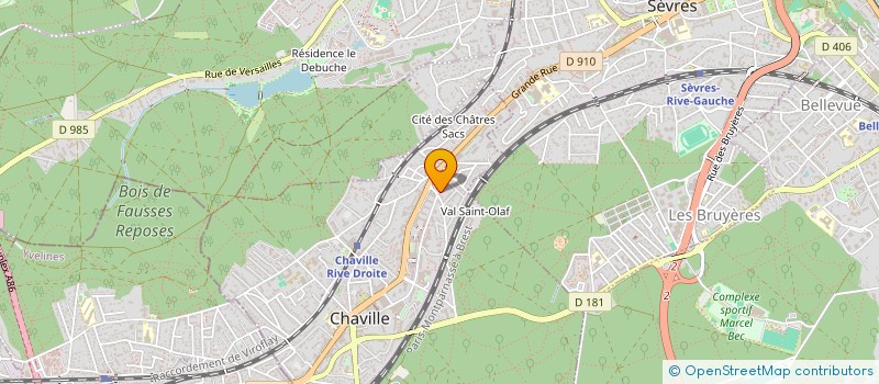 localisation de l'entreprise HARMONIE 1135 à CHAVILLE