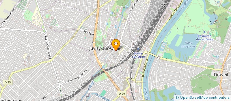 localisation de l'entreprise HARMONIE 2 à JUVISY-SUR-ORGE
