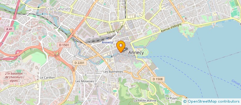 localisation de l'entreprise HARMONIE 2F à ANNECY