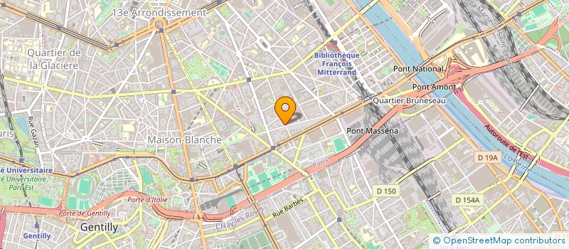 localisation de l'entreprise HARMONIE à PARIS