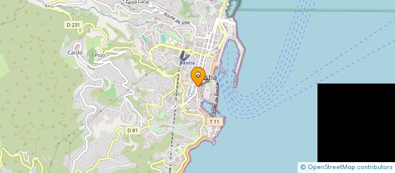 localisation de l'entreprise HARMONIE à BASTIA
