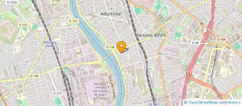 localisation de l'entreprise HARMONIE à ALFORTVILLE