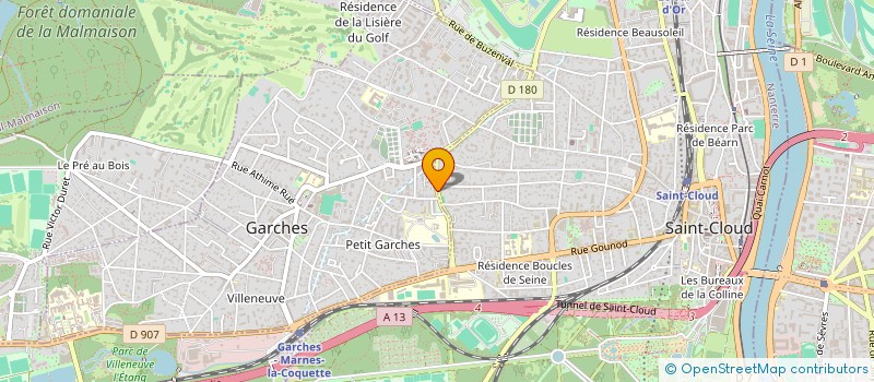 localisation de l'entreprise HARMONIE à GARCHES