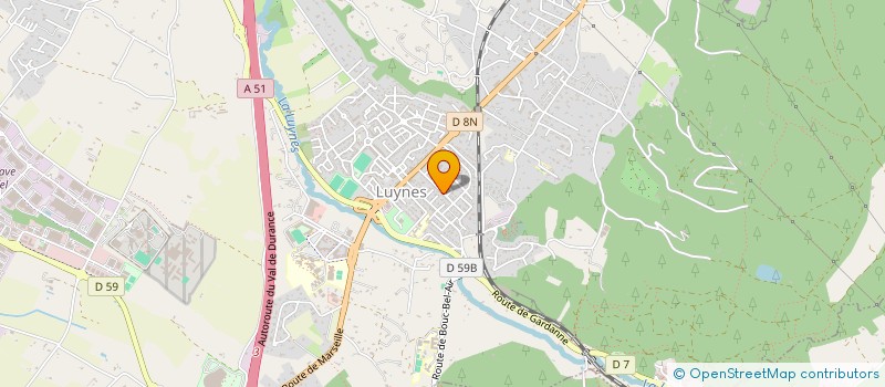 localisation de l'entreprise HARMONIE à AIX EN PROVENCE