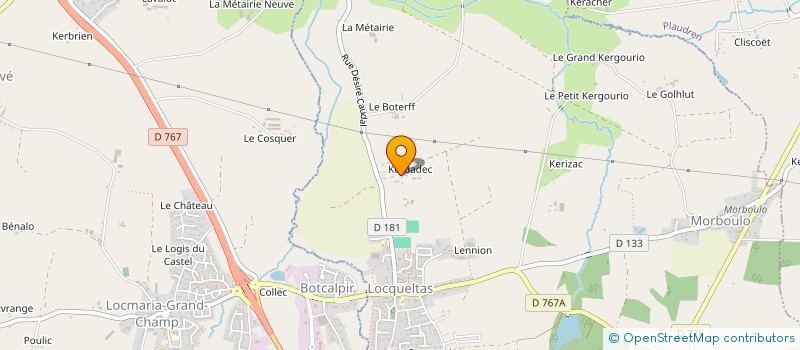 localisation de l'entreprise HARMONIE  LOCQUELTAS