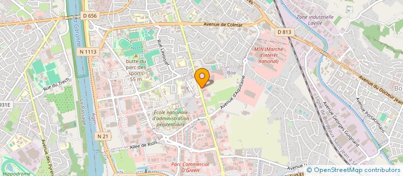 localisation de l'entreprise HARMONIE  BOE