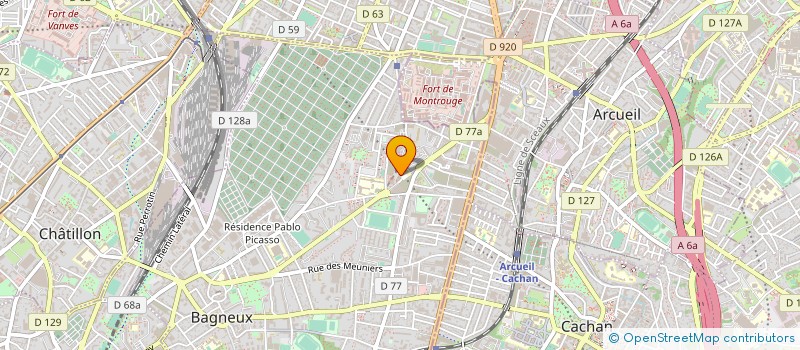 localisation de l'entreprise HARMONIE à BAGNEUX