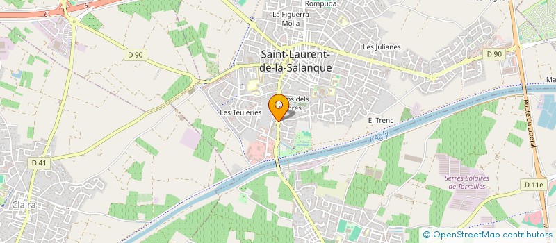 localisation de l'entreprise HARMONIE  SAINT-LAURENT-DE-LA-SALANQUE