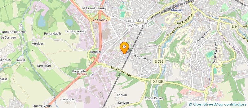 localisation de l'entreprise HARMONIE  SAINT-MARTIN-DES-CHAMPS