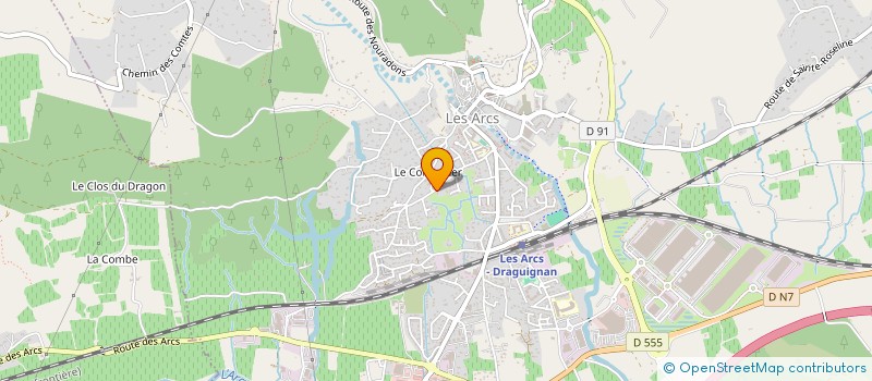 localisation de l'entreprise HARMONIE à LES ARCS