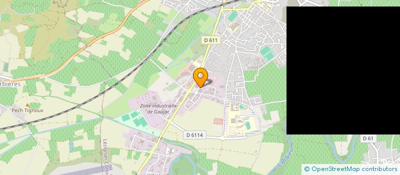 localisation de l'entreprise HARMONIE à LEZIGNAN-CORBIERES