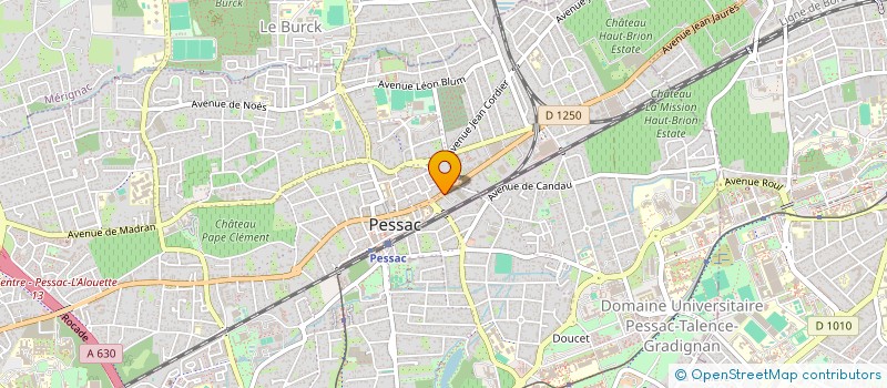 localisation de l'entreprise HARMONIE à PESSAC