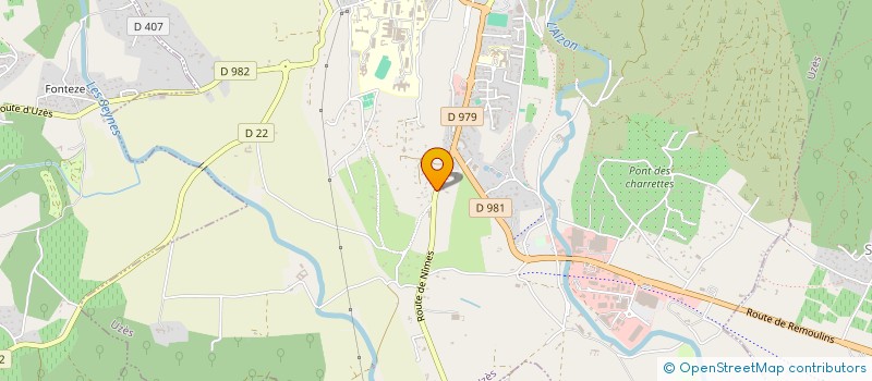 localisation de l'entreprise HARMONIE  BLAUZAC