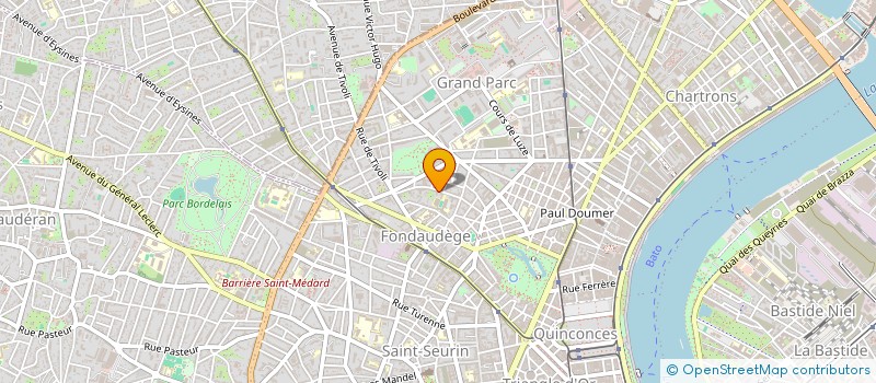 localisation de l'entreprise HARMONIE à BORDEAUX