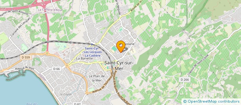 localisation de l'entreprise HARMONIE à SAINT-CYR-SUR-MER