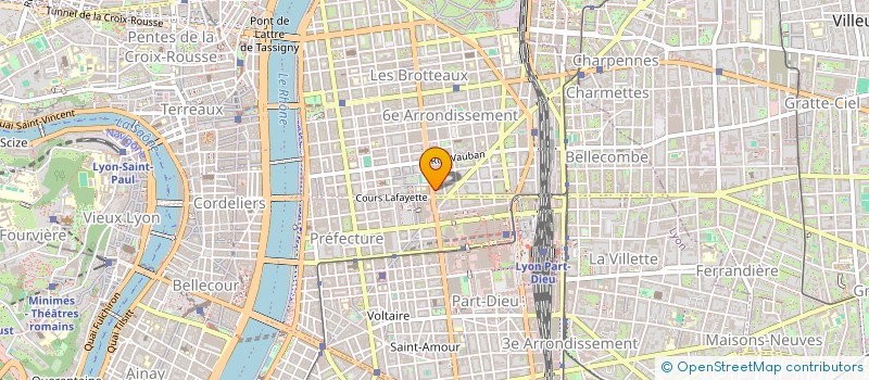 localisation de l'entreprise HARMONIE  LYON