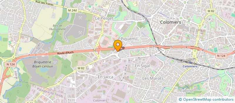 localisation de l'entreprise HARMONIE à COLOMIERS