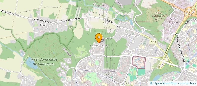 localisation de l'entreprise HARMONIE  ELANCOURT