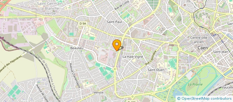 localisation de l'entreprise HARMONIE à CAEN