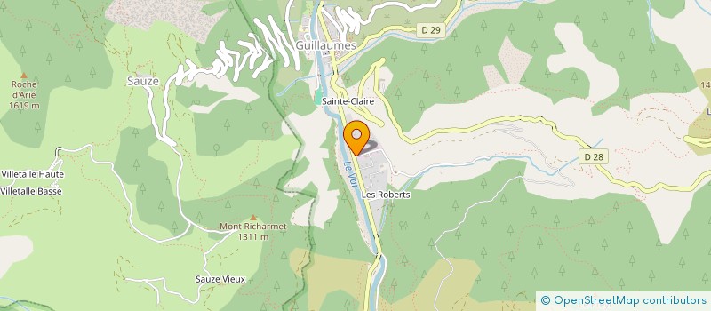 localisation de l'entreprise HARMONIE  GUILLAUMES