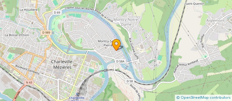 localisation de l'entreprise HARMONIE à CHARLEVILLE-MEZIERES