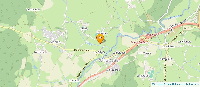 localisation de l'entreprise HARMONIE  MAZILLE