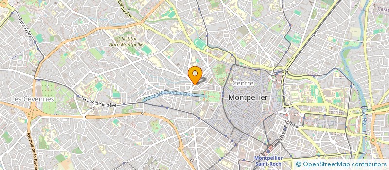 localisation de l'entreprise HARMONIE à MONTPELLIER