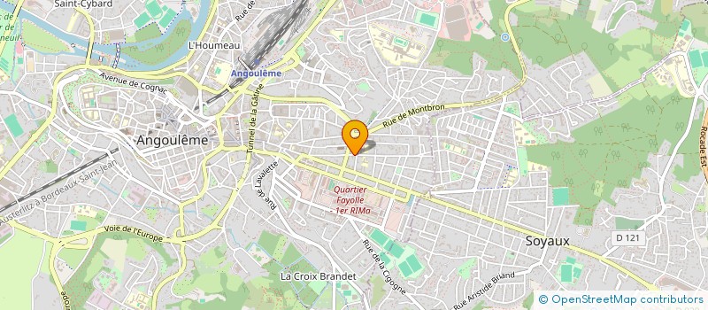 localisation de l'entreprise HARMONIE à ANGOULEME