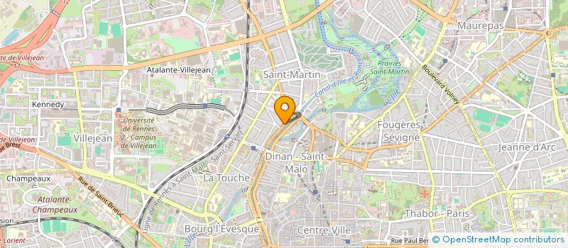 localisation de l'entreprise HARMONIE à RENNES
