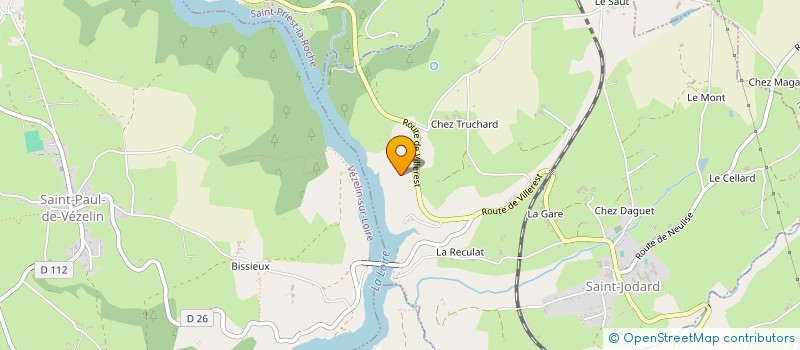 localisation de l'entreprise HARMONIE  SAINT-PRIEST-LA-ROCHE