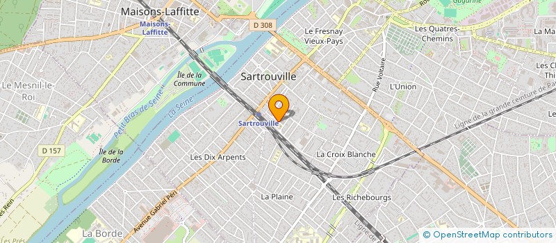 localisation de l'entreprise HARMONIE à SARTROUVILLE