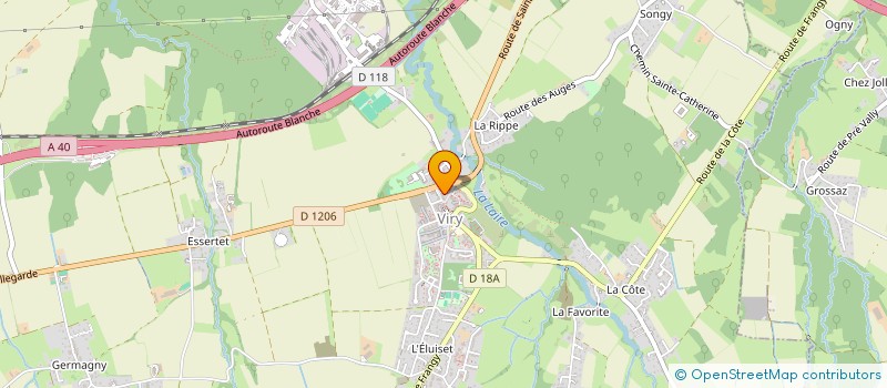 localisation de l'entreprise HARMONIE à VIRY