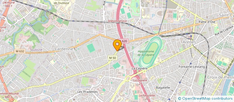 localisation de l'entreprise HARMONIE  TOULOUSE